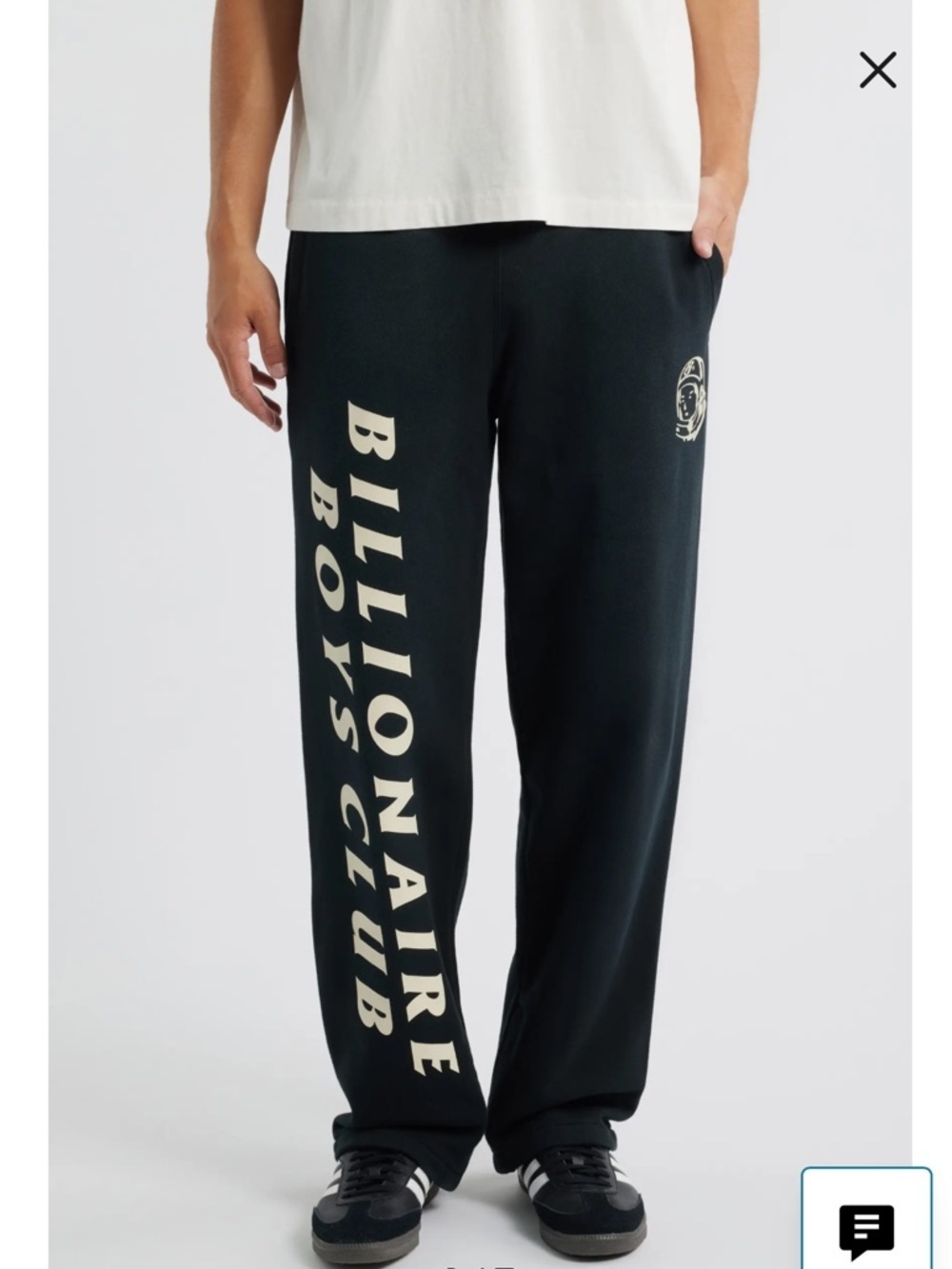 Billionaire Boys Club Helmety Sweatpants Cotton Black Small